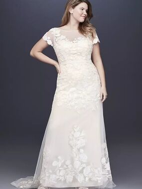 Melissa Sweet | Dresses | Melissa Sweet Cap Sleeve Wedding Dress | Poshmark
